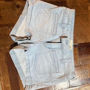 Altar’d State Light Blue Denim Shorts